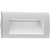ledscom.de Lampada da incasso a parete a LED ZIBAL, downlight per esterni, IP65 opaco, 140 x 70 mm, 3,3 W, 209lm, bianco caldo