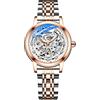 RORIOS Orologio Uomo Impermeabile Automatico Meccanico Orologio Cinturino in Pelle Tourbillon Orologio da Donna Moda Orologio per Donna