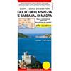 Giacché Edizioni Golfo della Spezia e Bassa Val di Magra. Carta. Guida dei sentieri. 170 sentieri. Scala 1:25.000