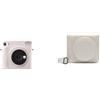 instax Fujifilm instax SQUARE SQ 1 Chalk White, Fotocamera a sviluppo istantaneo, Modalita One-Touch Selfie, Esposizione Automatica, Foto Formato 62x62mm & Camera Case, Chalk White