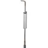 Homry KWS 1048.02 Fermaporta per differenze Estremamente Elevate, Altezza: 555 mm, Alluminio Laccato Argento