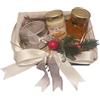 Vecchio Borgo Tartufi & Funghi Confezione regalo in legno colorato fatta a mano - riutilizzabile - con 3 prodotti al tartufo a scelta - ottima idea regalo (sale burro miele)