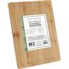 NATUMO Tagliere in bambù con scanalatura per succhiare, 40 x 30 x 1 cm, in legno massiccio, XXL