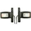 Formplas 2 x LED Luci di Posizione Laterali Indicatore Ingombro Rosso Camion Rimorchio Furgoni 12v 24v E20