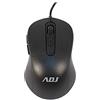 adj MO136 6D Pure Evo Mouse Con Filo USB, Mouse Ottico con 3600 Dpi, 5 Tasti con scroll, Per Notebook, PC, Laptop, Computer, Nero