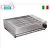 Technochef- GRIGLIA a GAS PROFESSIONALE da banco, 1 ZONA di COTTURA RADIANTE, mod.BIG6045GG