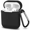ELLENNE Cover Silicone Slim per Apple AIRPODS 1/2 Custodia Nero