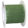 PRÄSENT C.E. PATTBERG SHEER Nastro organza color oliva, nastro chiffon per pacchi regalo, lungh. 25 m, largh. 72 mm, nastro largo per incartare regali, decorare, bricolage, nastri decorativi tessuto