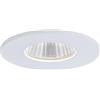 Paulmann 93670 Lampada da incasso a LED Calla rotonda, con 1 faretto da incasso da 7 W, IP65, Bianco opaco, materiale plastico e Alluminio, 4000 K