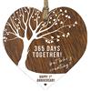 Stuff4 Cuore, Legno Scuro, Taglia Unica