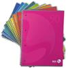 BM BeMore - Blocco Spiralato Maxi Color 0105349 - 60 Fogli - Blocco Spiralato con Fori - Formato A4 - Rigatura 1R - Righe senza margini - Carta 90 g/mq - 8 Colori Assortiti - Confezione 5 Pezzi