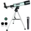 Misilmp Telescopio Astronomico, Telescopio per Bambini 360/50mm 90X Zoom HD Telescopio Spaziale Monoculare Esterno Cannocchiale Rifrattore Portatile con Treppiede per Bambini/Adulti/Principianti.