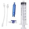 Basetousual Siringa per Liquido Sigillante, 60ml Biciclette Sigillante Iniettore, Iniettore Sigillante Tubeless con Valve Core Strumento Rimozione, per La Riparazione di Pneumatici per Biciclette