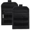 TACTICAL_GEEK TACTICAL GEEK EXT3 EDC Pouch, Organizer Leggero con Cerniera YKK, Borsa in Nylon CORDURA 500D con Tasca Indipendente per Utensili Quotidiani Multiuso e Piccoli Accessori, Nero