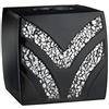 Popular Bath Sinatra Black Nero, Resina, Tissue Box
