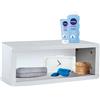 Phoenix Safe Miami - Scaffale da parete, 49 cm, colore: Bianco