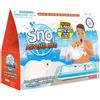 ZIMPLI - SNO Adventures Confezione Artica, 5 utilizzi, 8 Figure artiche, Vassoio Gonfiabile per Giocare, Set di Gioco sensoriale e immaginativo, Neve Finta Artificiale, Regalo di Natale per Bambini