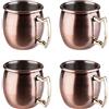 Chesnia Tazza di rame Moscow Mule Mug in rame Set di 4 – Comprende