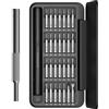 HOTO Set Cacciaviti Precisione, 28 in 1 Mini Cacciavite per occhiali, Kit riparazione cacciaviti precisione con Scatola di Magnetica per Phone, PC, PS4, di fai da te, orologiai, 2 N·m, C4 × 28 mm