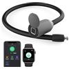 eLinkSmart Blocco cavo eLinkSmart per impronte digitali/telefono App serratura per biciclette, 40 MM/15,6 cavo lucchetto, impermeabile, serratura da viaggio, serratura per mobili, serratura per congelatore