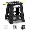 HOUSE DAY Sgabello Pieghevole 40cm - Nero, Portatile, Poggiapiedi, per Bagno, Fino a 136kg