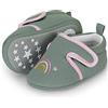 Sterntaler Scarpine per Gattonare, Mocassino Basso Bimba 0-24, Verde, 22 EU