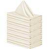FANSU Tovaglioli di Stoffa da Tavola, Lavabile Tovaglioli Cena in Poliestere Riutilizzabili Morbido Tovaglioli per Hotel, Ristoranti, Matrimoni, Feste (Beige,43x43cm/12 piezas)