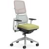 Steelcase Sedia ergonomica per ufficio Steelcase Please Air con supporto lombare regolabile Sprout/Seagull; Prodotto in Europa