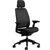 Steelcase Sedia da ufficio ergonomica Steelcase Series 2 con supporto lombare LiveBack, braccioli 4D, poggiatesta regolabile Onyx; Prodotto in Europa