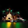GEAMENT Set di Luci LED Compatibile Con LEGO Diorama Addestramento Jedi su Dagobah (Dagobah Jedi Training Diorama) - Kit Di Illuminazione per Star Wars 75330(LEGO set Non Incluso)