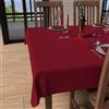 Soleil d'ocre, Luxury Tovaglia Rettangolare Antimacchia 150x250 cm, Poliestere, Rosso