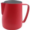 Dianoo Brocca Per Bricco In Acciaio Inossidabile Tazza Di Latte Frolla Adatta Per Il Caffè Latte E Latte 600ml Rosso