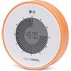 TIME TIMER Twist conto alla rovescia timer 90 minuti — per l'apprendimento in aula dei bambini, strumento di studio a casa, orologio da scrivania, timer per esercizi e cucina (Dreamsicle Orange)