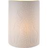Gilde Lampada a forma di elefante amore - Lampada da tavolo - Decorazione soggiorno - Porcellana bianca altezza 28 cm