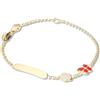 GioiaPura Bracciale Bambino Con Targa Oro 18kt Gioiello Gioiapura Oro 750 GP-S138322