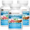 Hyper Glicem Control Berberis 3 Box da 60 Cpr - Integratori per Glicemia con Berberina, Gymnema, Cannella, Acido Alfa Lipoico e Cromo Picolinato - Metabolismo dei Carboidrati - Made in Italy