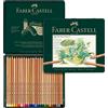 FABER-CASTELL - Set di matite colorate Pitt Pastello, 24 colori | Matite a gesso pastello ad alta pigmentazione per disegni, schizzi e ombreggiature