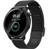 Hiseus Cinturino in Metallo Compatibile con Amazfit GTR 4/GTR 3/GTR 3 PRO/2/2e, Cinturino Sostitutivo in Acciaio Inox a Maglia Intrecciata Compatibile con Amazfit GTR 2/3/4/Stratos 3 (Nero)