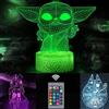 xocome Luce notturna 3D Illusion, 3 modelli e 16 cambiamenti di colore, spegnimento automatico con smart touch e telecomando per la decorazione della casa, regalo per ragazzi