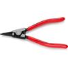 KNIPEX Pinza per anelli di sicurezza per anelli di presa su alberi rivestiti in resina sintetica 140 mm, 46 11 G2
