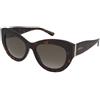 Jimmy Choo Xena/S 086/HA | Occhiali da Sole Graduati o Non Graduati | Plastica | Cat Eye, Ovali / Ellittici | Marrone, Havana | Adrialenti