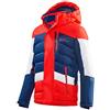 Black Crevice Unisex-Bambini e Ragazzi, Giacca da Sci, Rosso/Blu/Bianco, 140