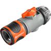 Gardena Raccordo Rapido con Valvola di Regolazione: per Regolare e Arrestare il Flusso d'Acqua, per Tubi da Giardino da 13 mm (1/2) e 15 mm (5/8), Utile con Pressione Idrica Elevata (2942-20)