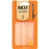 Rico Organic Clarinetto Basso Ance Forza 2.0, Confezione da 3