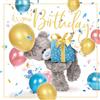 Me To You Biglietto di auguri 3D con orso e scritta It's Your Birthday, misto, dimensioni: 15 x 15 cm, ALV93047