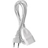 EMOS P01303 - Prolunga elettrica da 3 m, con spina Euro e cavo in plastica, 2 x 0,75 mm, prolunga di corrente per interni 575 W, 250 V