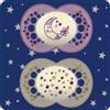 BAMED BABY ITALIA Srl Night Succhietti In Caucciù 2-6 esi Maschietto Mam Confezione Doppia