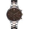 MVMT Orologio analogico multifunzione al quarzo da donna con cinturino in acciaio inossidabile bicolore - 28000244-D, Brown