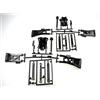 TAMIYA 319000563 - tt02b C Parti di Braccio Trasversale/Carrozzeria di Titolare