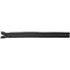 Trimz 30 cm (~ 30,5 cm) One Way End Stop Zip con Denti 10PCS 4 mm, Poliestere, Nero, 30 x 4 x 1 cm